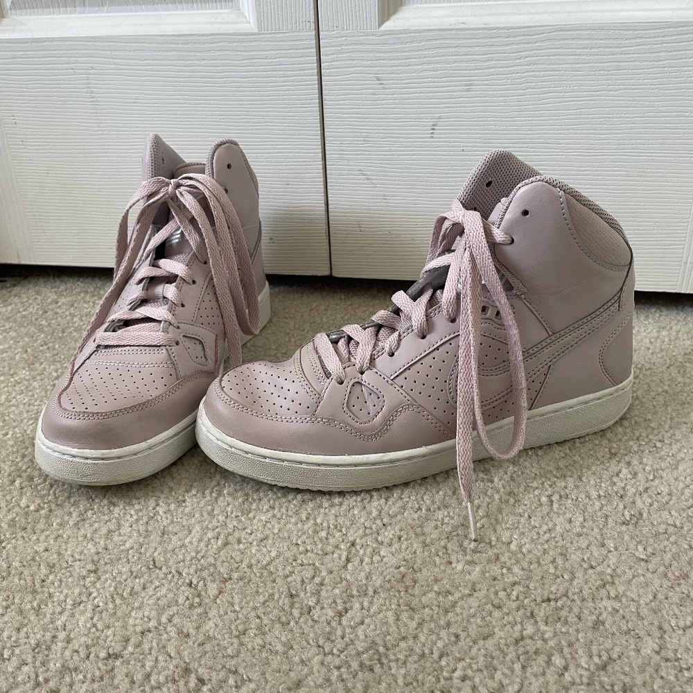 Nike Son of Force High Top Women 7.5 Dusty Rose